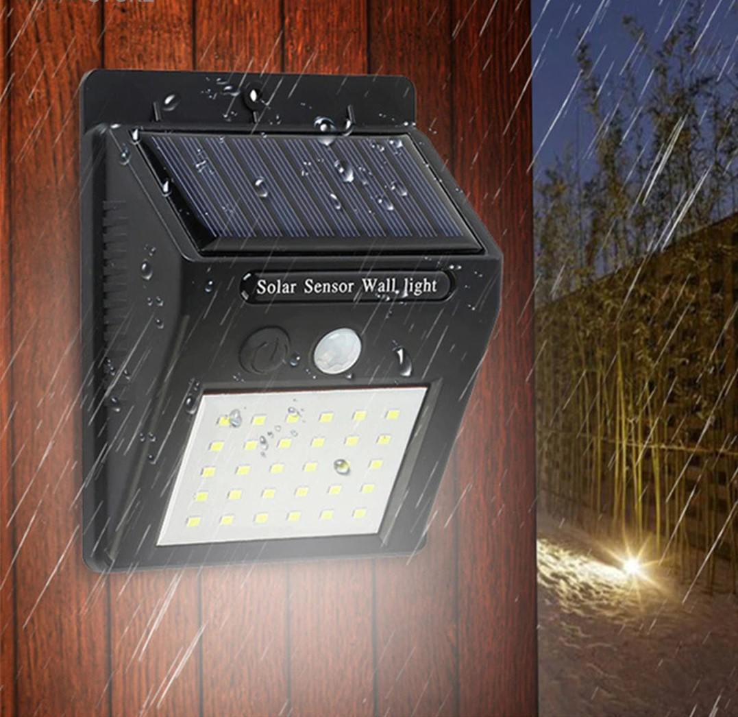 چراغ خورشیدی سنسوردار دیواری مدل Solar Light 4 چراغ خورشیدی سنسوردار دیواری مدل Solar Light