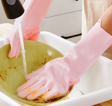 دستکش سیلیکونی اسکاچ دار 3 دستکش سیلیکونی اسکاچ دار