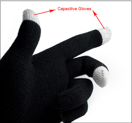 دستکش تاچ اسکرین - Silver Touch 2 دستکش تاچ اسکرین - Silver Touch