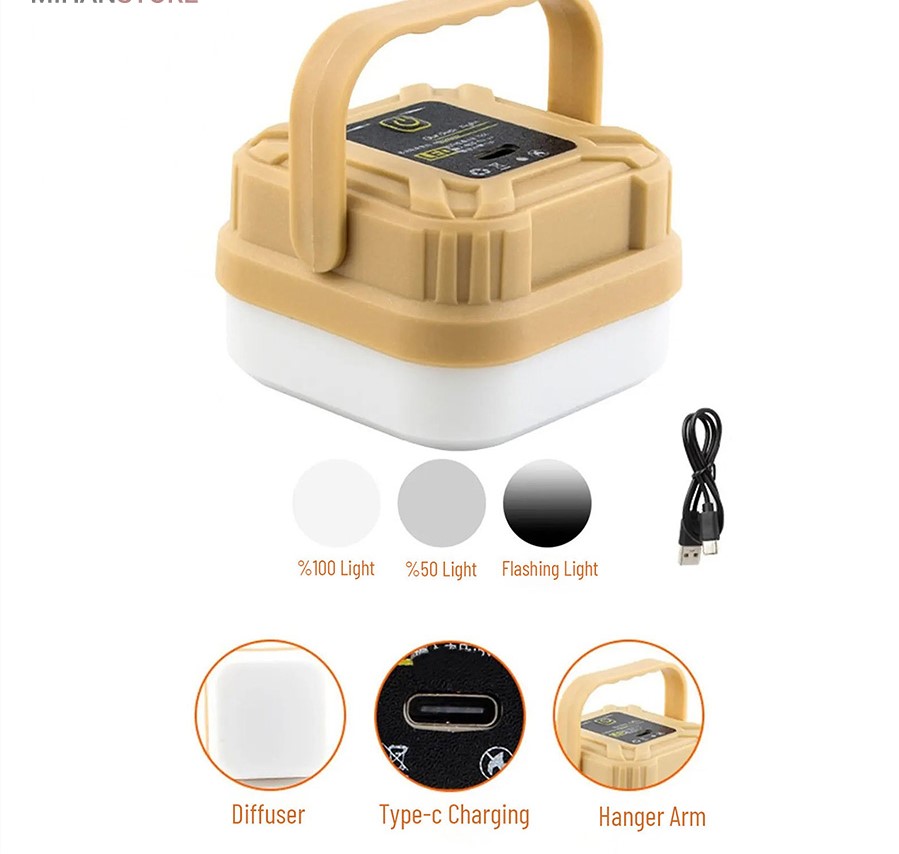 چراغ LED شارژی Camping Lights 2 چراغ LED شارژی Camping Lights