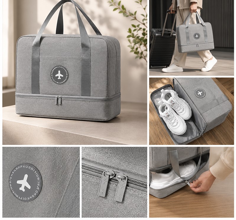 ساک مسافرتی لباس و کفش برزنتی مدل TRAVEL BAG 5 ساک مسافرتی لباس و کفش برزنتی مدل TRAVEL BAG